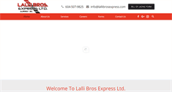 Desktop Screenshot of lallibrosexpress.com